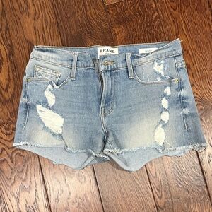 Frame Denim Women's Jean Shorts - Light Blue
